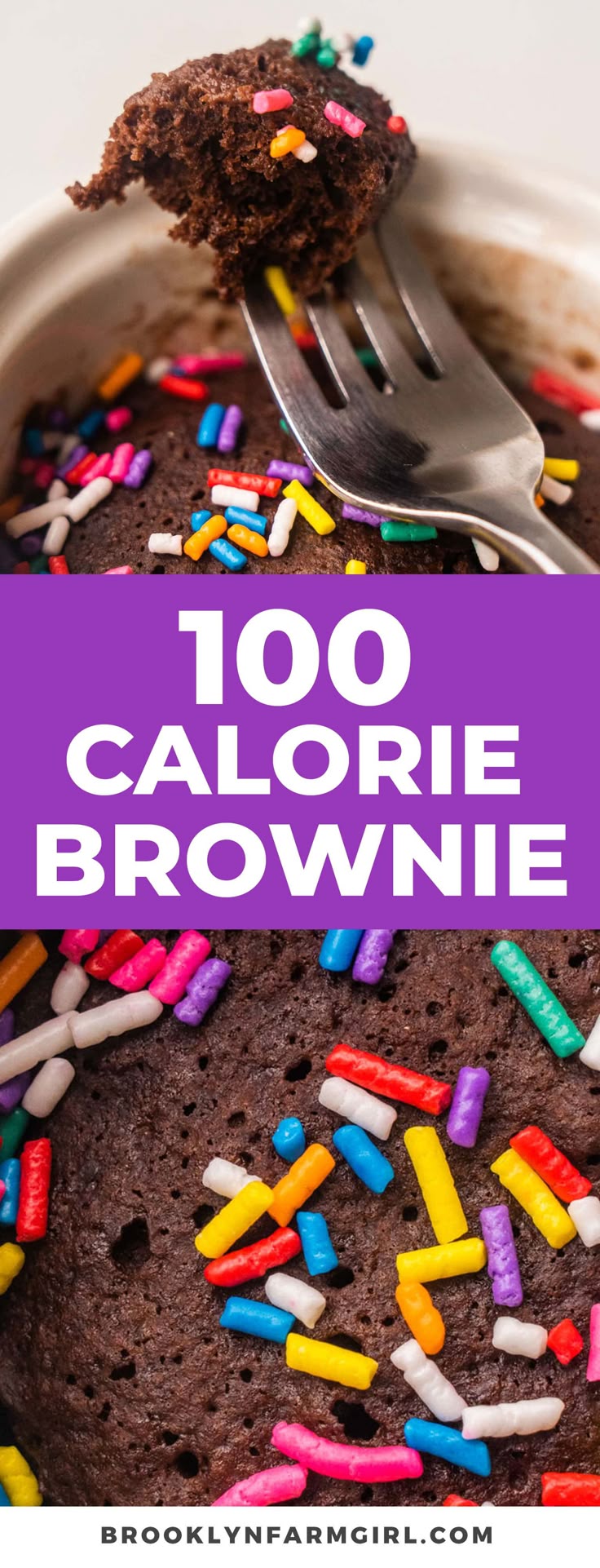 No More Overeating: Rich 100-Calorie Brownie for One Craving